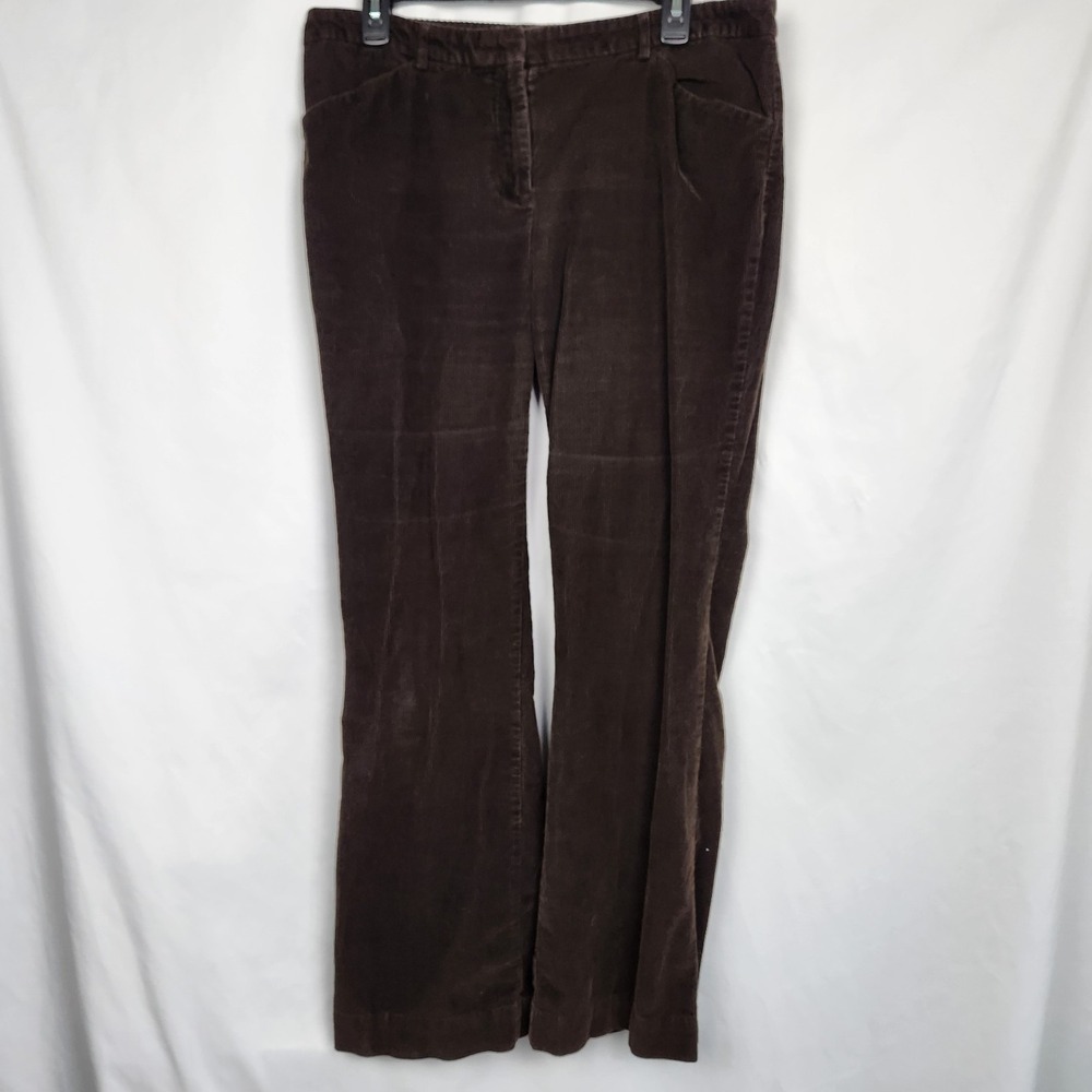 The Limited Corduroy Pants Womens Size 12‎ Black Bootcut Pockets